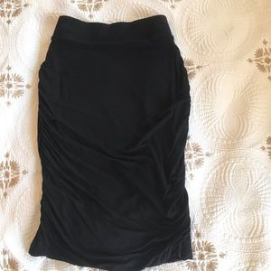 Ruched sexy pencil skirt. Size L.